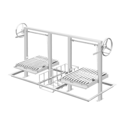 PARRILLA ELEVABLE MODULAR BIZONA + BRASERO