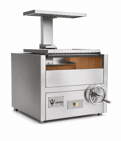 PARRILLA PROFESIONAL ELEVABLE CON ATEMPERADOR